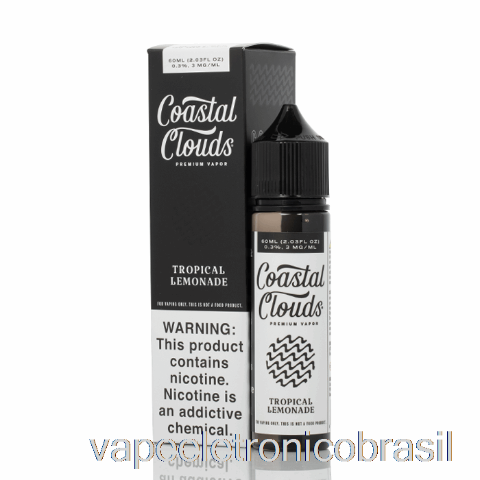 Vape Eletronico Limonada Tropical - Nuvens Costeiras Co. - 60ml 3mg